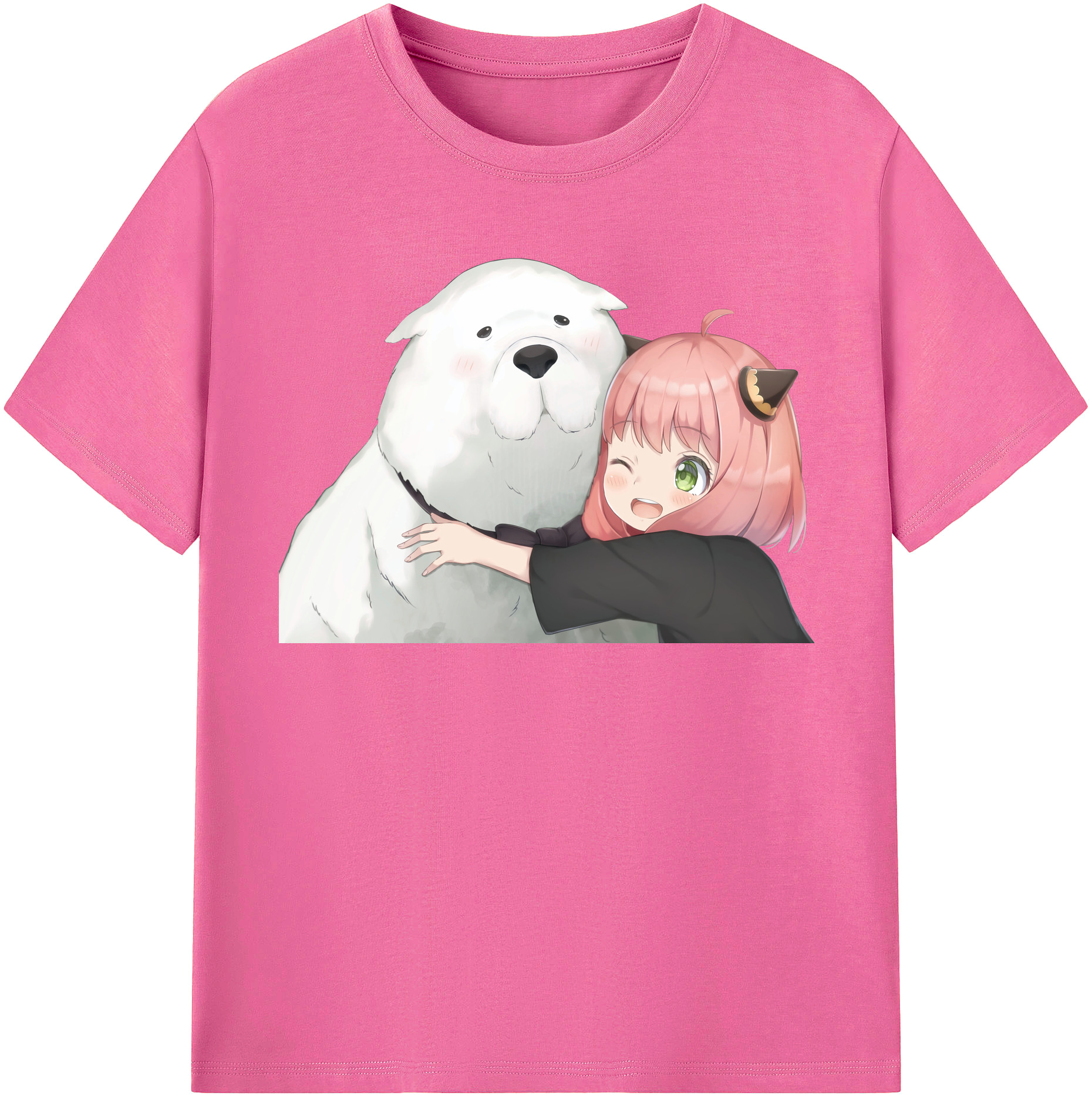 （画像用） SPY×FAMILY间谍家家酒 レディースカジュアルプリントTシャツ（綿100％）